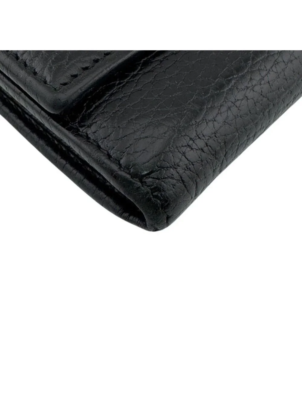 Gucci Continental Wallet GG Marmont Leather Black
